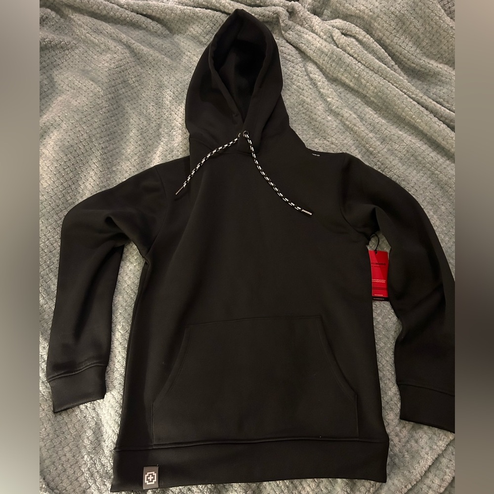 NEW - SwissBrand Pullover Sweatshirt Hoodie Black Size Small Helsinki - NWT $78